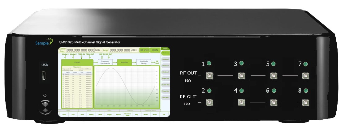 SMS1012系列超低相噪多通道相參信號源