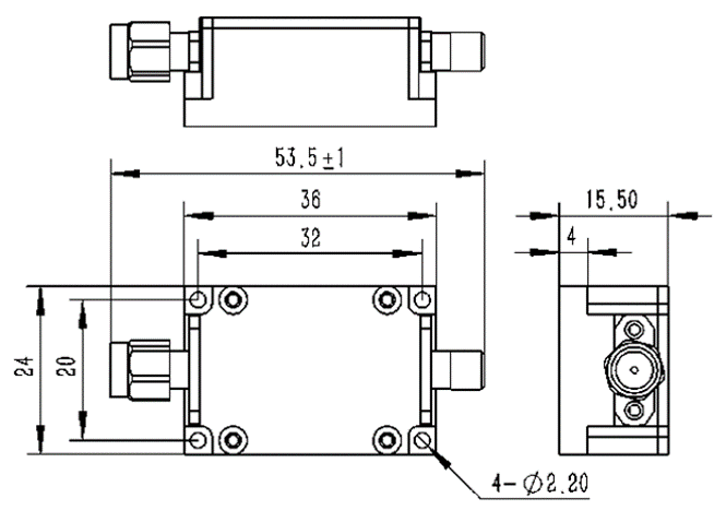 對數檢波器結構尺寸